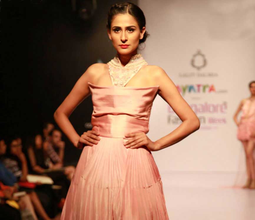 Lalit Dalmia collection at Banglore Fashion Week 2014