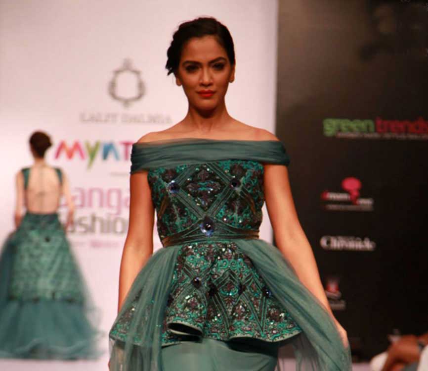 Lalit Dalmia collection at Banglore Fashion Week 2014