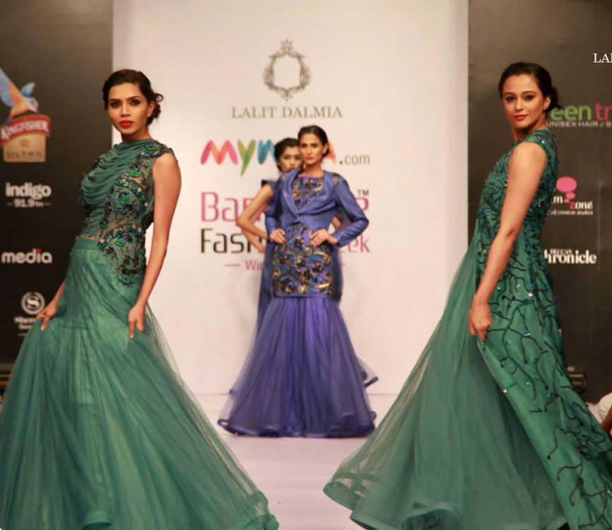 Lalit Dalmia collection at Banglore Fashion Week 2014