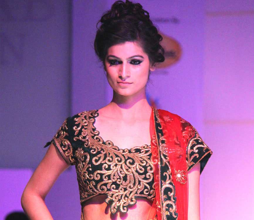 Lalit Dalmia Vedic Mantra collection at Punjab Fashion Tour 2015