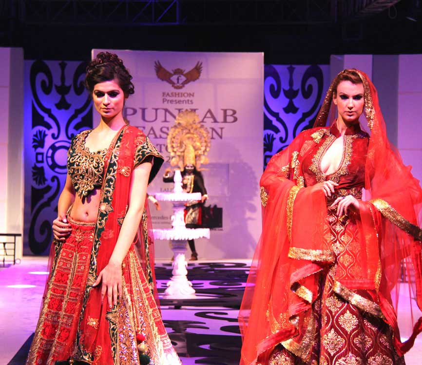 Lalit Dalmia Vedic Mantra collection at Punjab Fashion Tour 2015