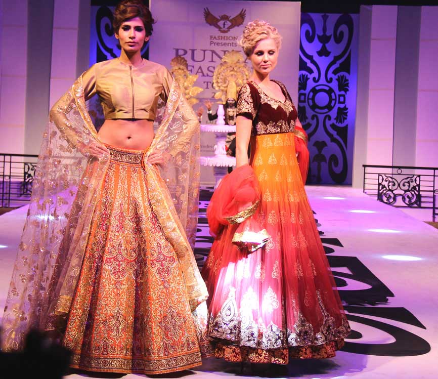 Lalit Dalmia Vedic Mantra collection at Punjab Fashion Tour 2015