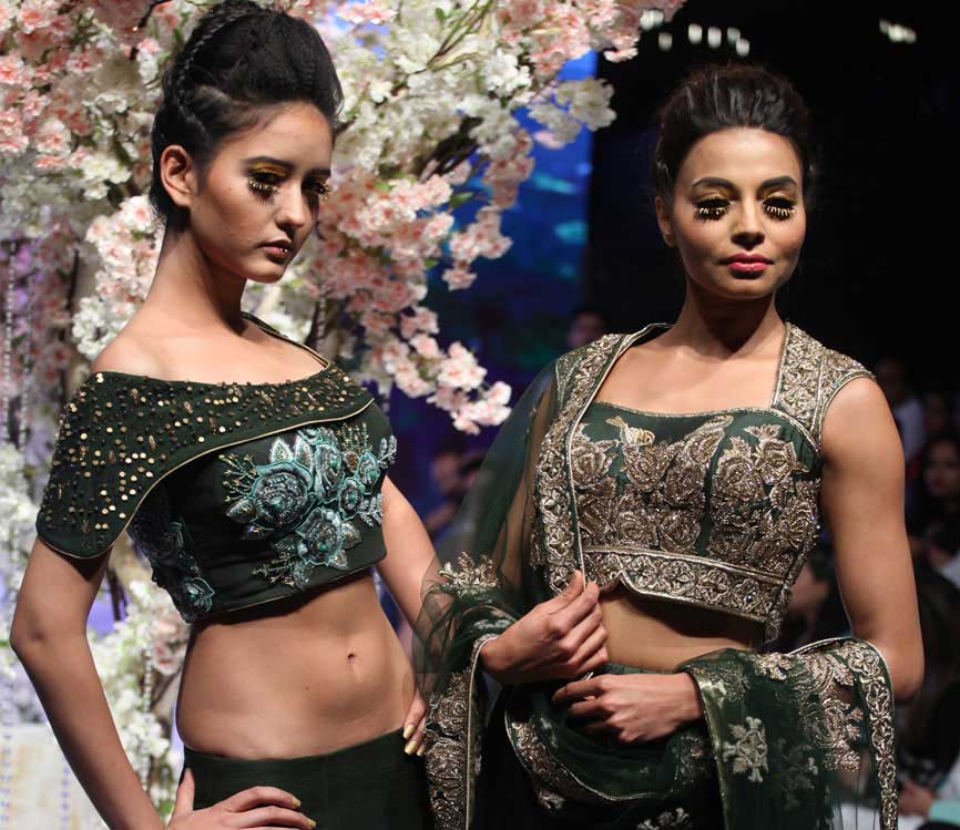 Lalit Dalmia's Fad Paradise collection at Delhi Times PCJ India Showcase Week 2017