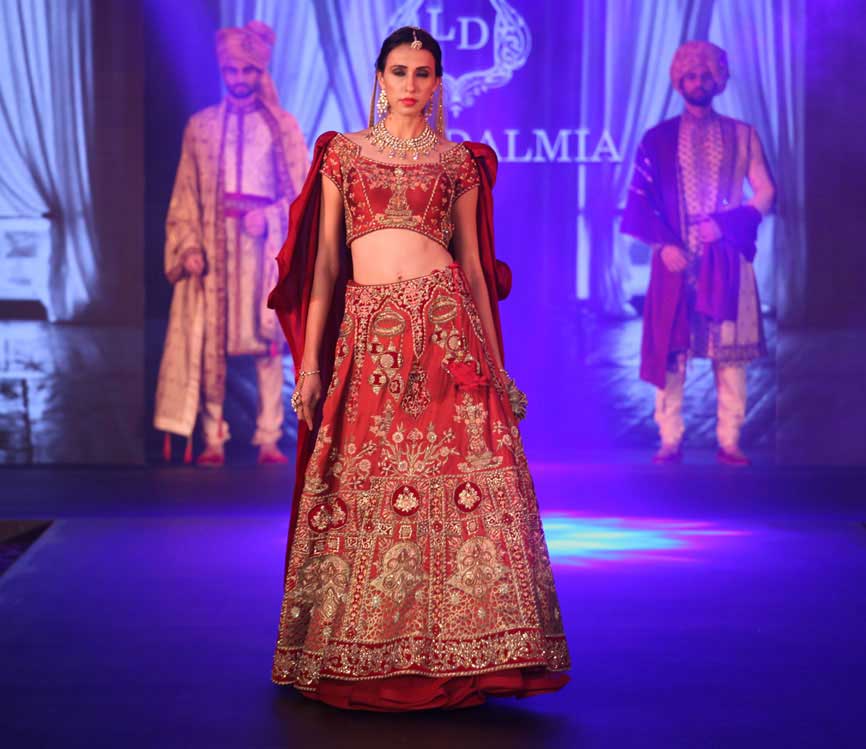 Lalit Dalmia's collection at Tech Fashion Tour 2017