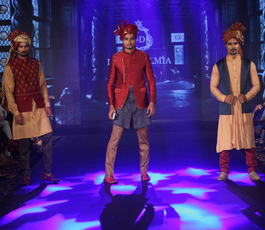 Lalit Dalmia's collection at Tech Fashion Tour 2017