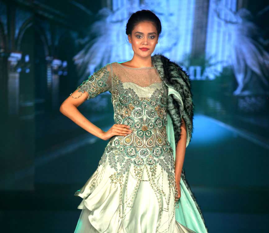 Lalit Dalmia's collection at Tech Fashion Tour 2017